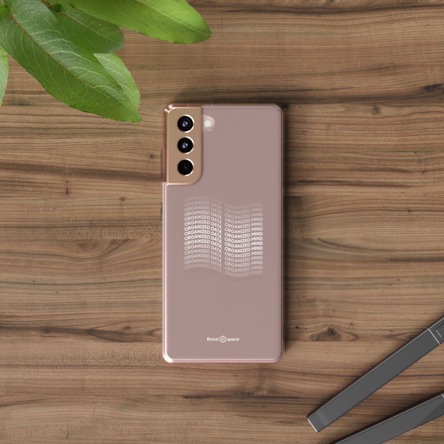 Clear Phone Case 'Organized Data, Organized Mind'