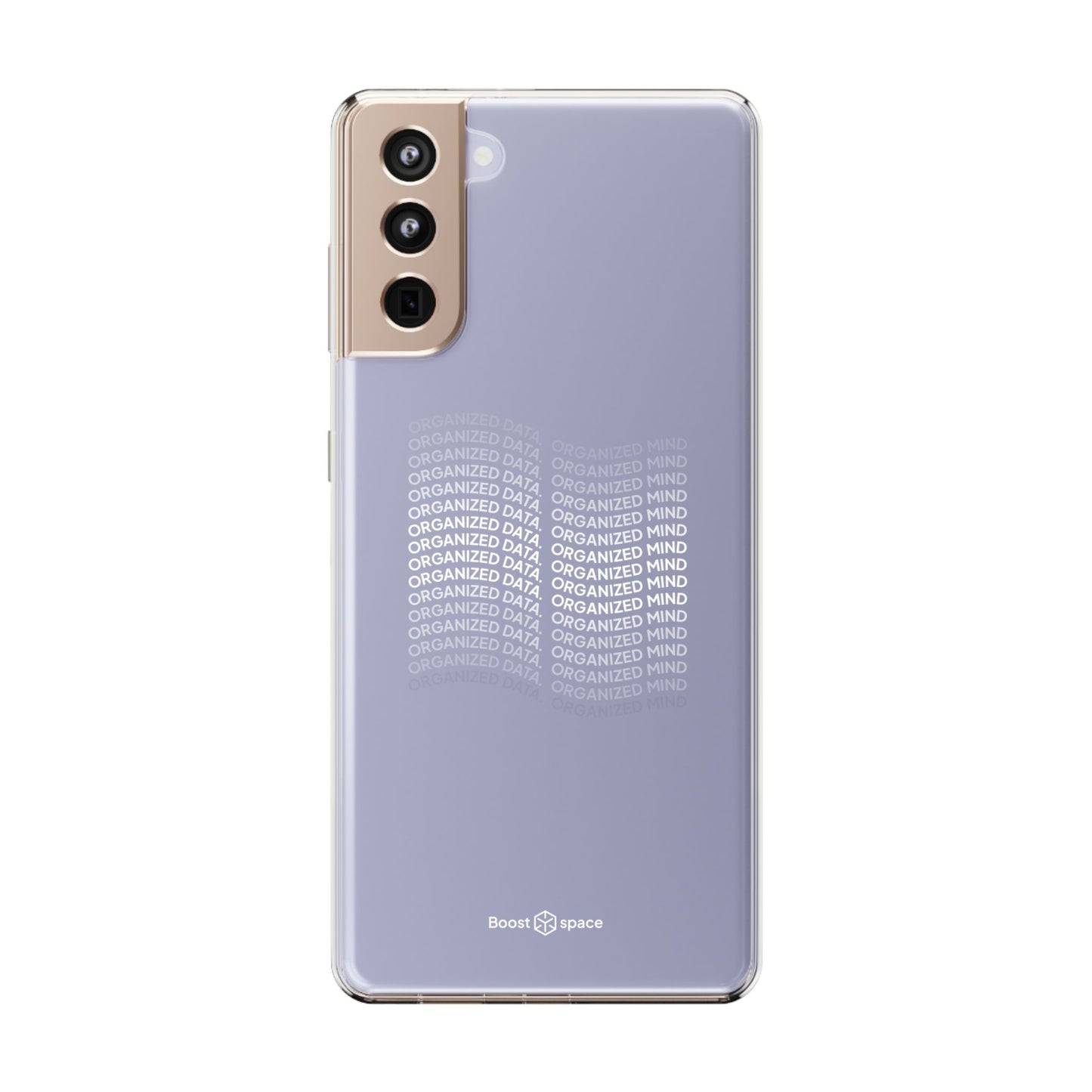 Clear Phone Case 'Organized Data, Organized Mind'