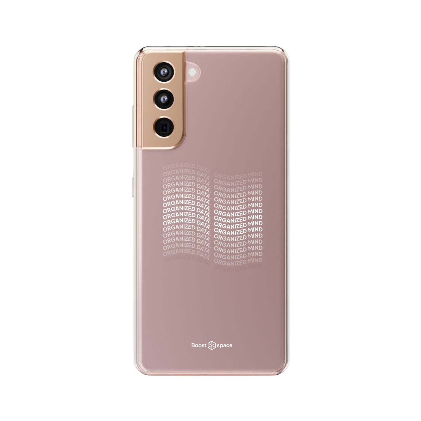 Clear Phone Case 'Organized Data, Organized Mind'