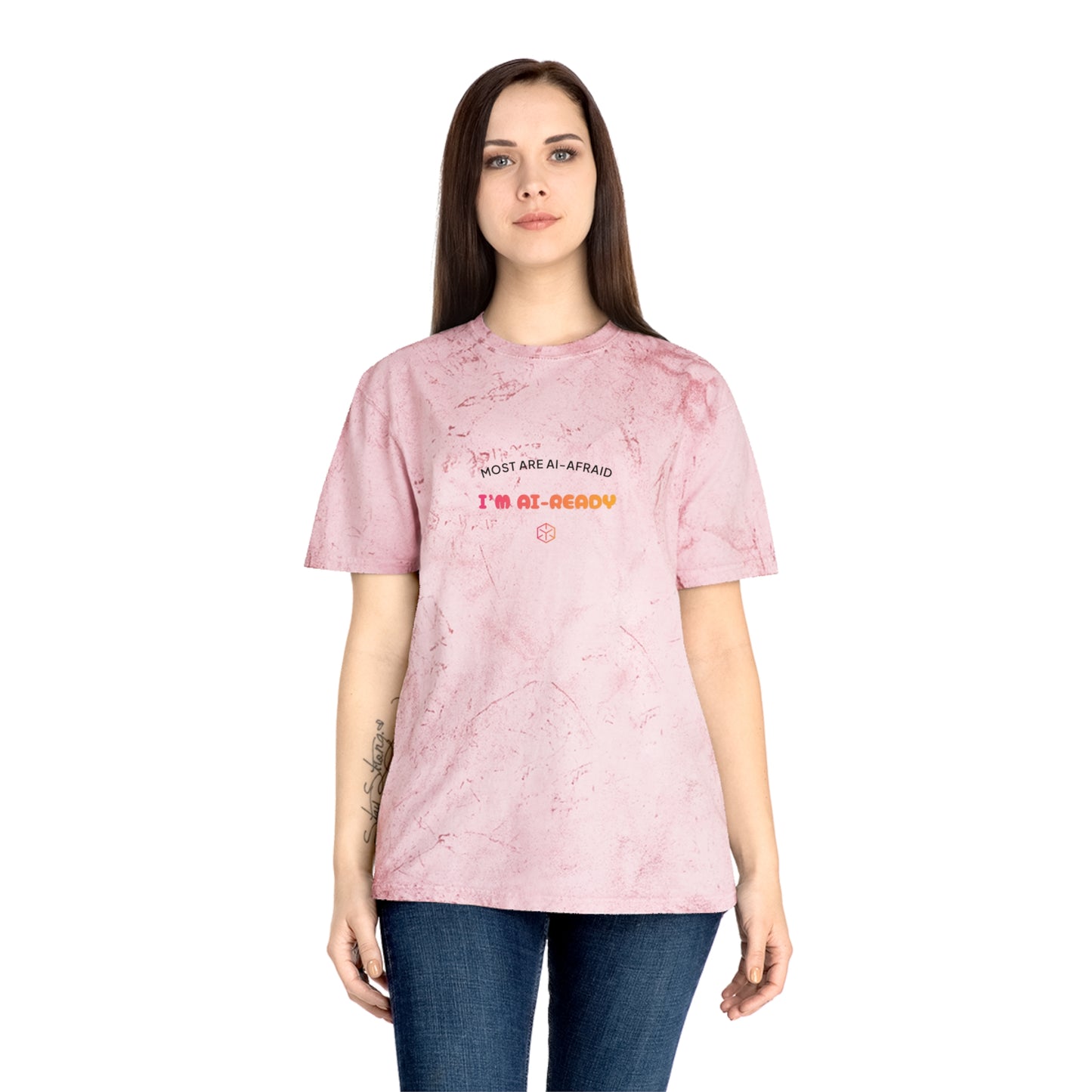 Unisex Color Blast T-Shirt - I'm AI-Ready Graphic Tee for Tech Enthusiasts