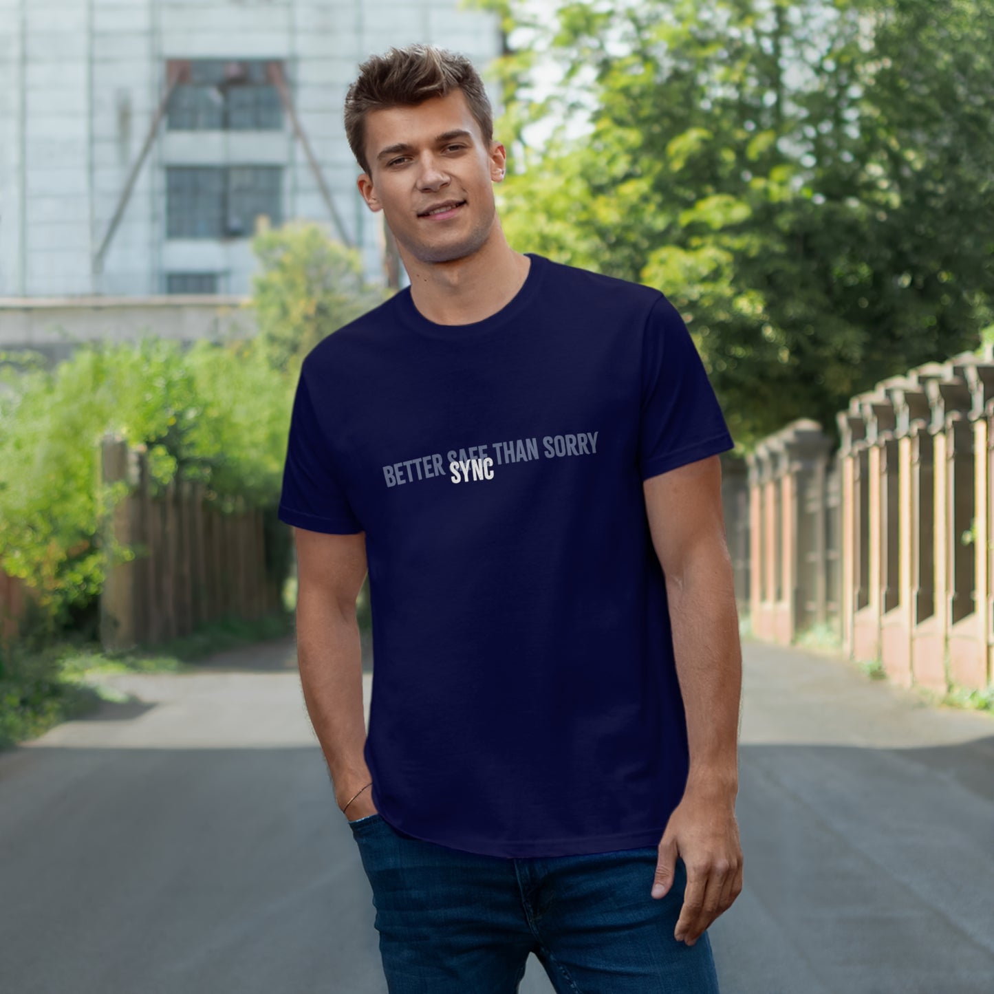 T-Shirt 'Better Sync Than Sorry'