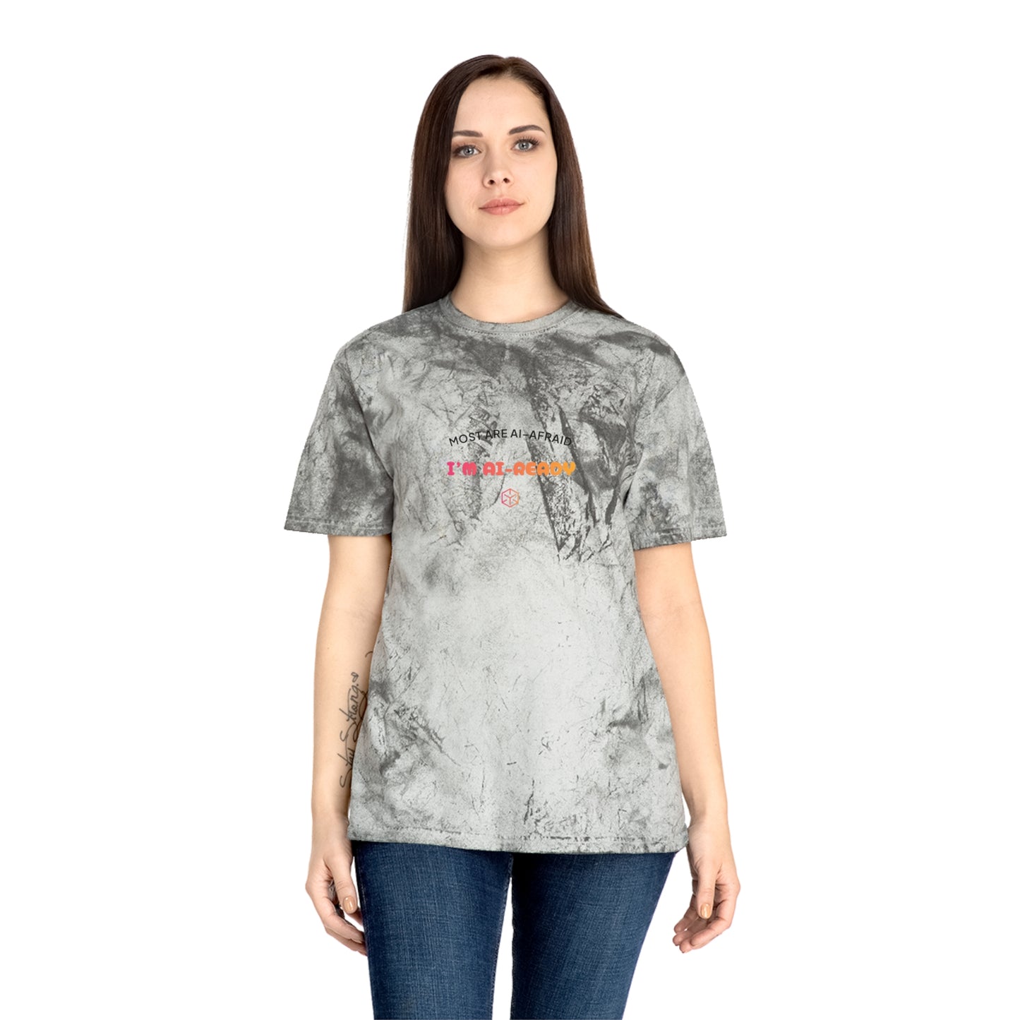 Unisex Color Blast T-Shirt - I'm AI-Ready Graphic Tee for Tech Enthusiasts