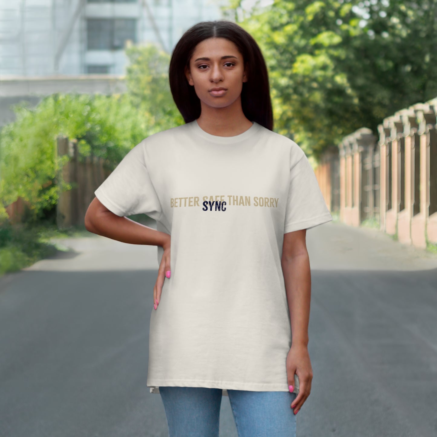 T-Shirt 'Better Sync Than Sorry'